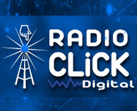 WebRadio Radio Click WebRadio onlie. FM y AM Radios Online por internet. fm y am radios online logo